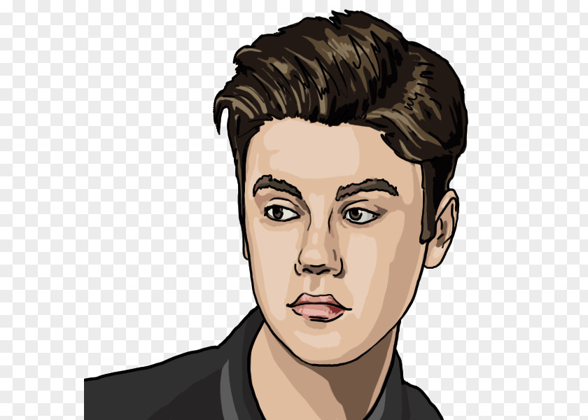 Awesome Vector Justin Bieber Hairstyle Facial Hair Boyfriend Face PNG