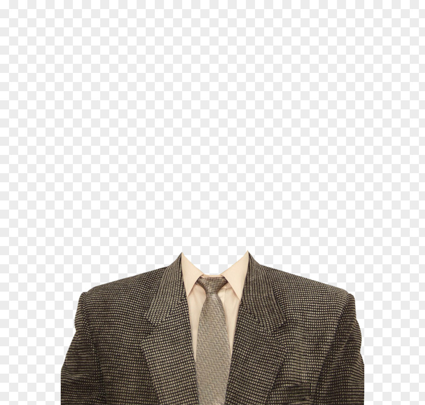 Brown Suit And Pink Shirt Designer Costume PNG