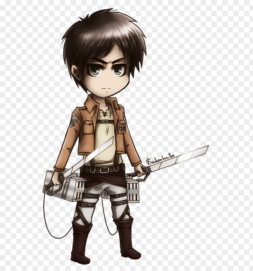 Eren Yeager Attack On Titan Drawing PNG