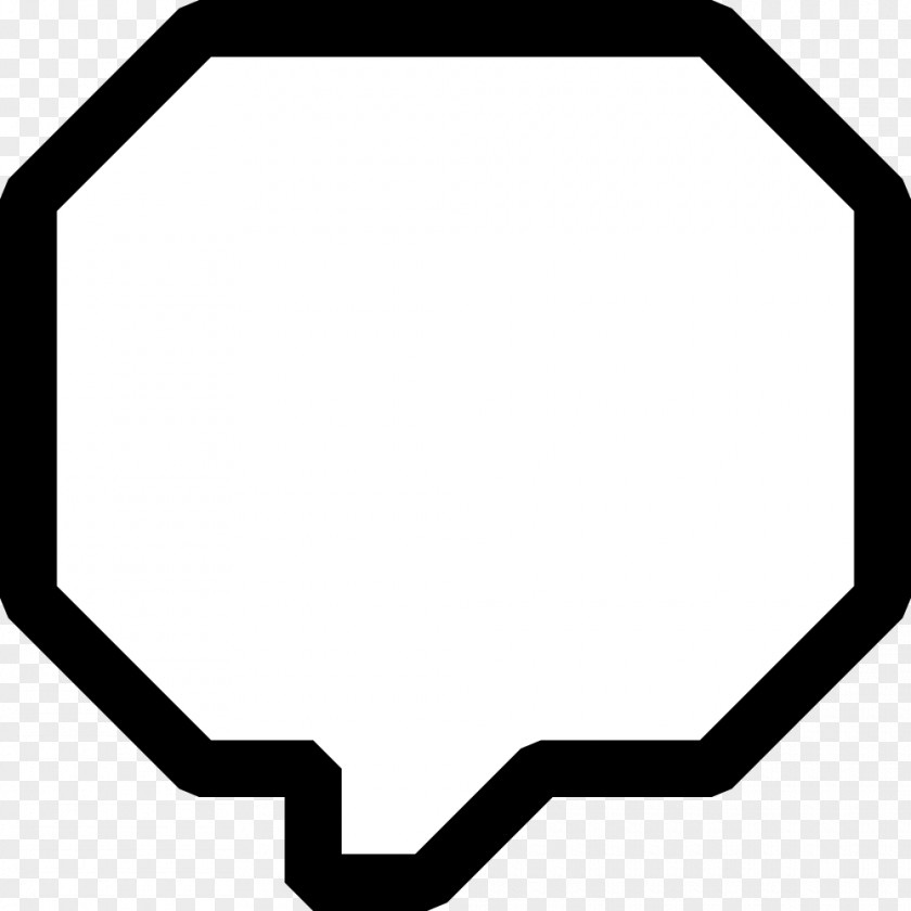 Callout Octagon Clip Art PNG