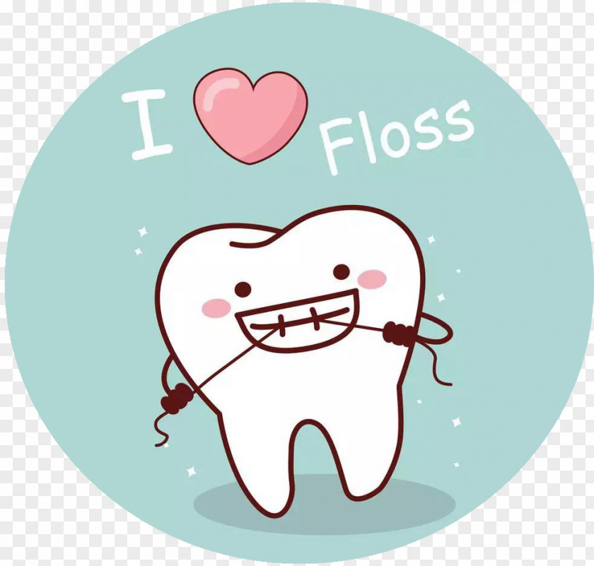 Inflammation Dental Floss Human Tooth Vector Graphics Dentistry PNG