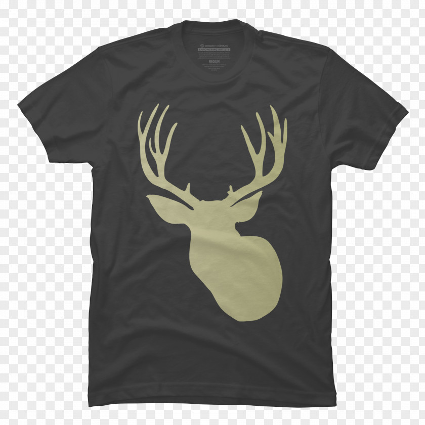 Large Deer Head T-shirt Amazon.com Sleeve Chicken Butt! Clothing PNG