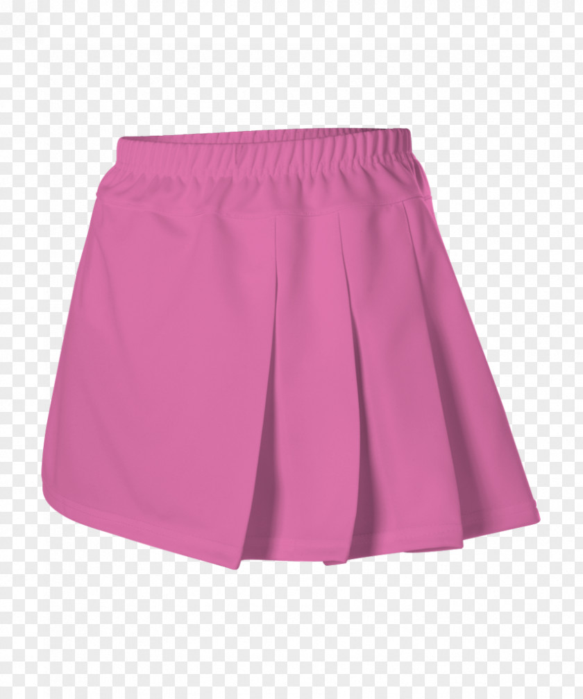 Pink Skirt Waist Shorts M PNG