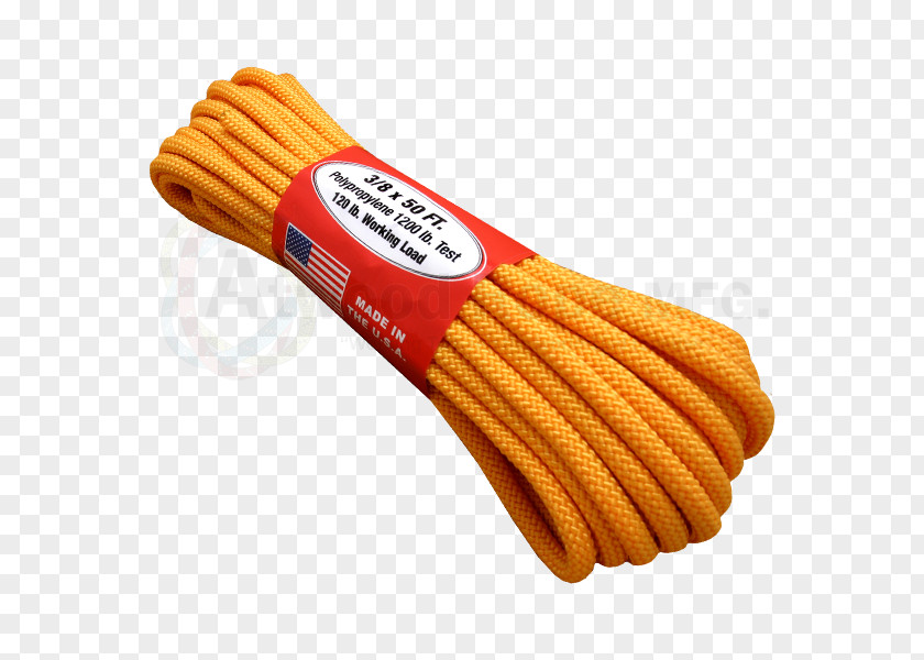 Rope Gold Arborist Polyester Red PNG