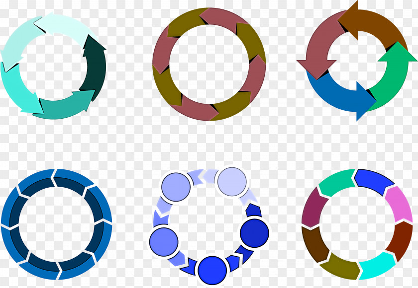 Turquoise Circle Symbol PNG