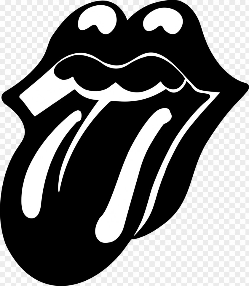 Black And White The Rolling Stones Bumper Sticker Wall Decal PNG
