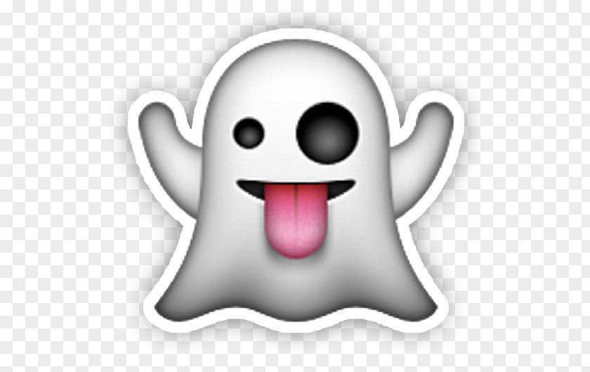 Emoji Sticker Apple Color Halloween Ghost IPhone PNG