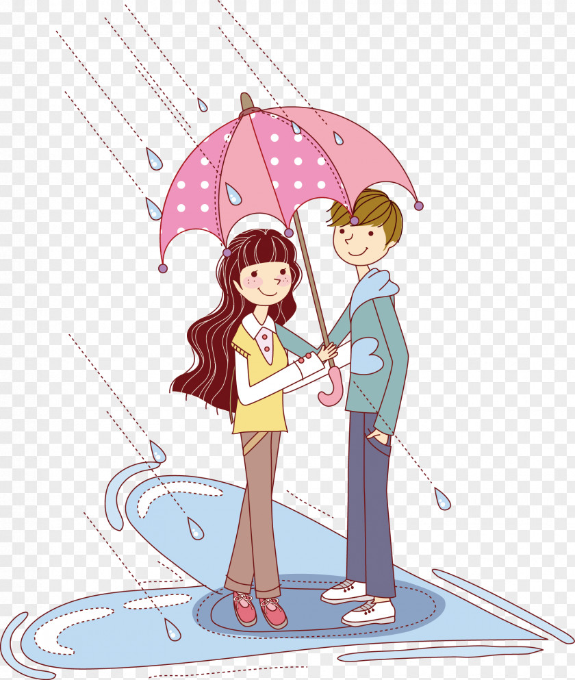Umbrella Couple Icon PNG