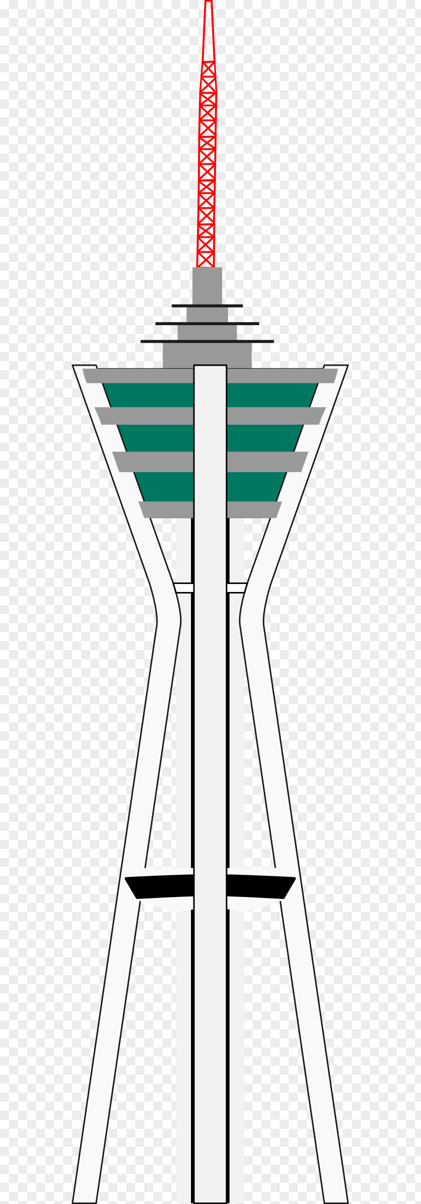 Antenna Menara Alor Setar Tower Line Art Clip PNG