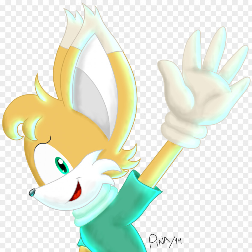 Fennec Fox Easter Bunny Vertebrate Finger Cartoon PNG