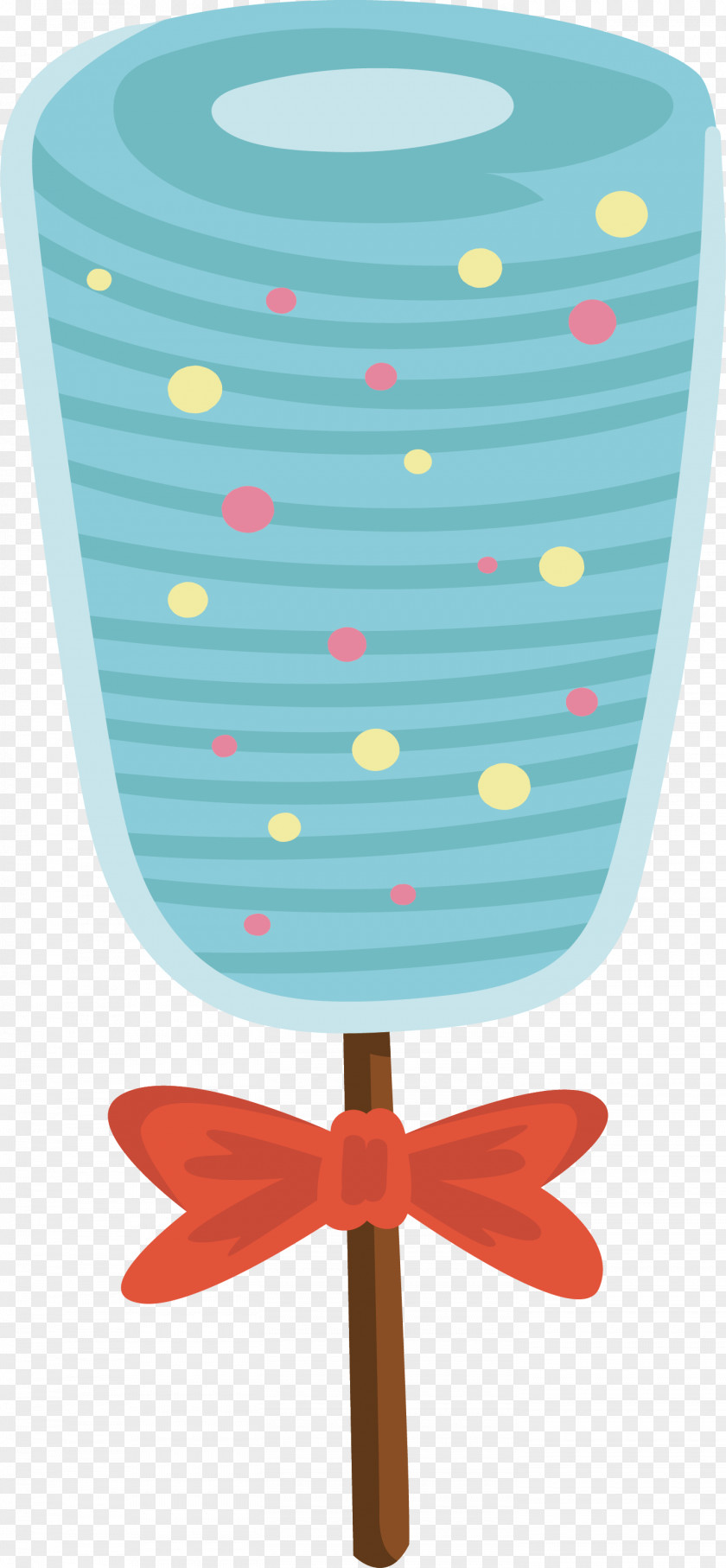 Green Column Cotton Candy Sugar PNG