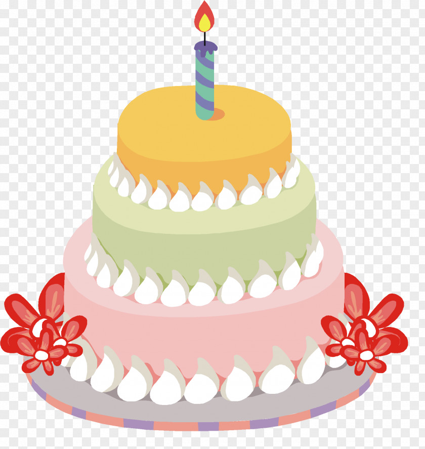 Happy Birthday Sugar Cake Food Torte PNG
