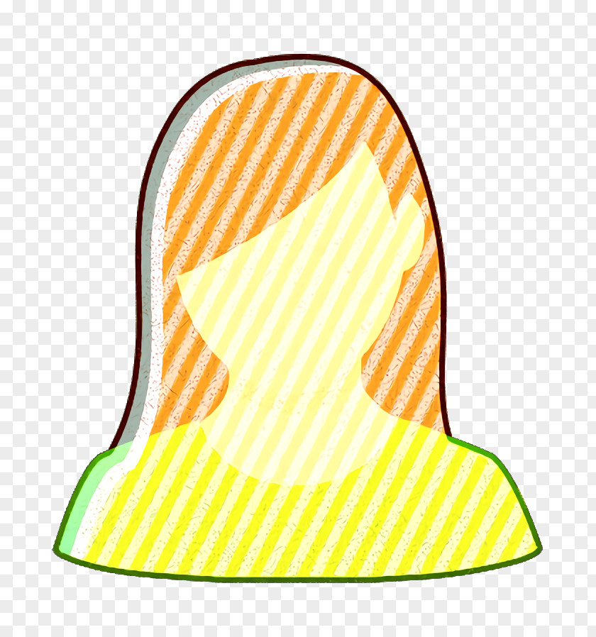 Headgear Yellow Person Icon PNG