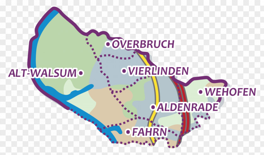 Map Vierlinden Dinslaken Ruhr Aldenrade PNG