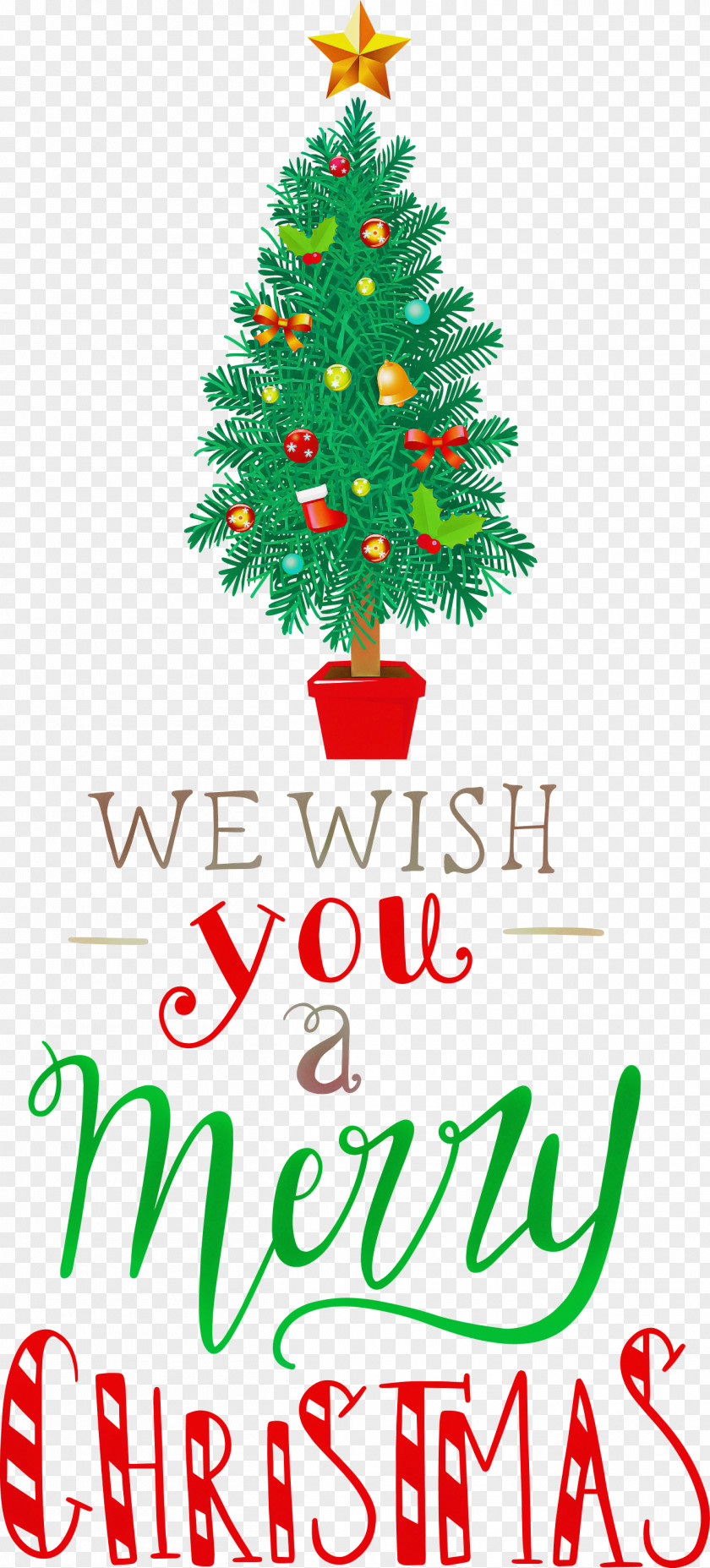 Merry Christmas We Wish You A PNG