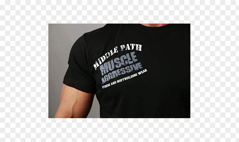 Muscle Fitness T-shirt Logo Sleeve Brand Font PNG