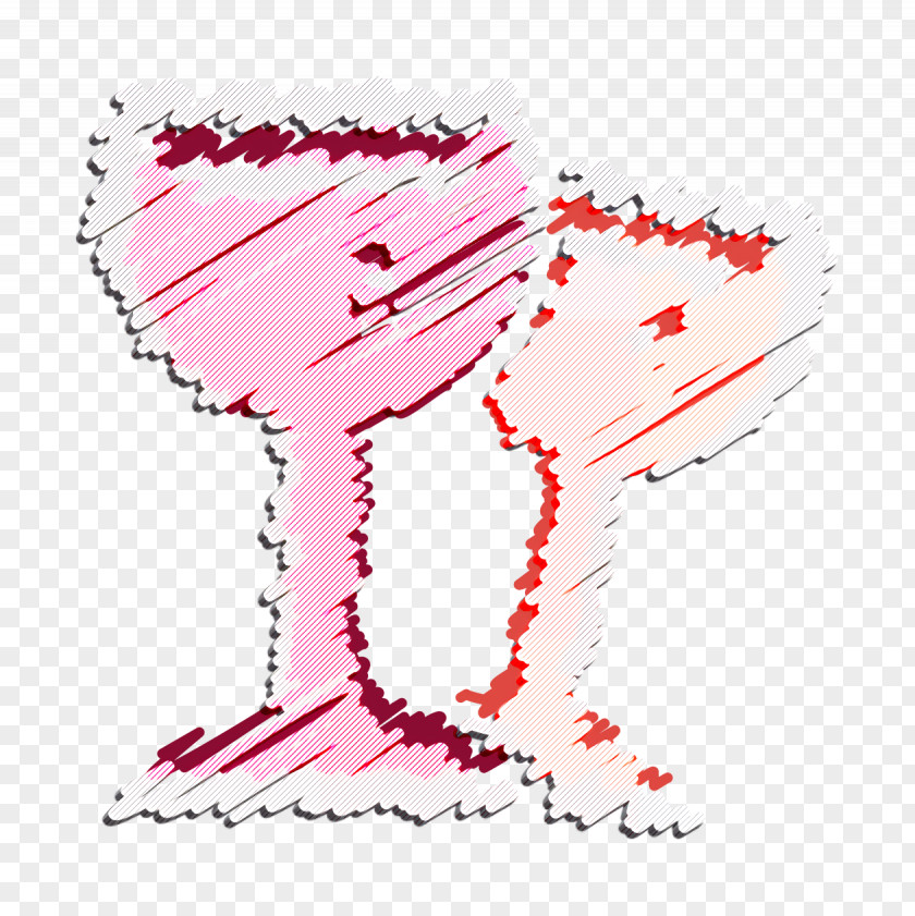 Pink Wine Icon Alcohol Beverage Bottle PNG