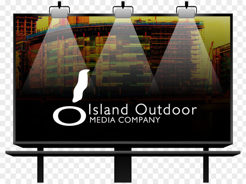 Outdoor Billboard Display Advertising Device Multimedia PNG