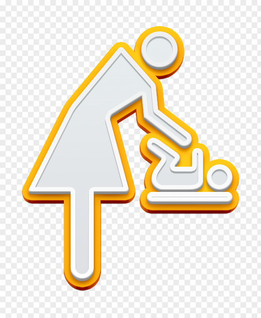 People Icon Mother Changing Baby Clothes Child PNG
