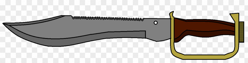 Bowie Knife Drawings Hunting & Survival Knives Utility Serrated Blade PNG