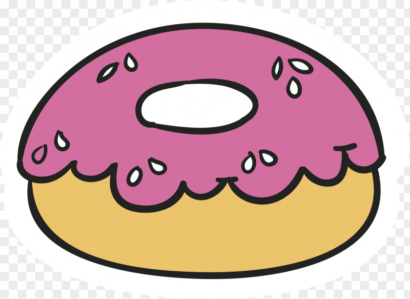 Cartoon Donut Doughnut Clip Art PNG