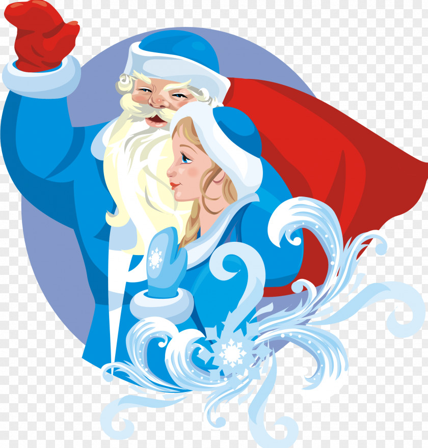 Eraser Ded Moroz Snegurochka New Year Holiday Grandfather PNG