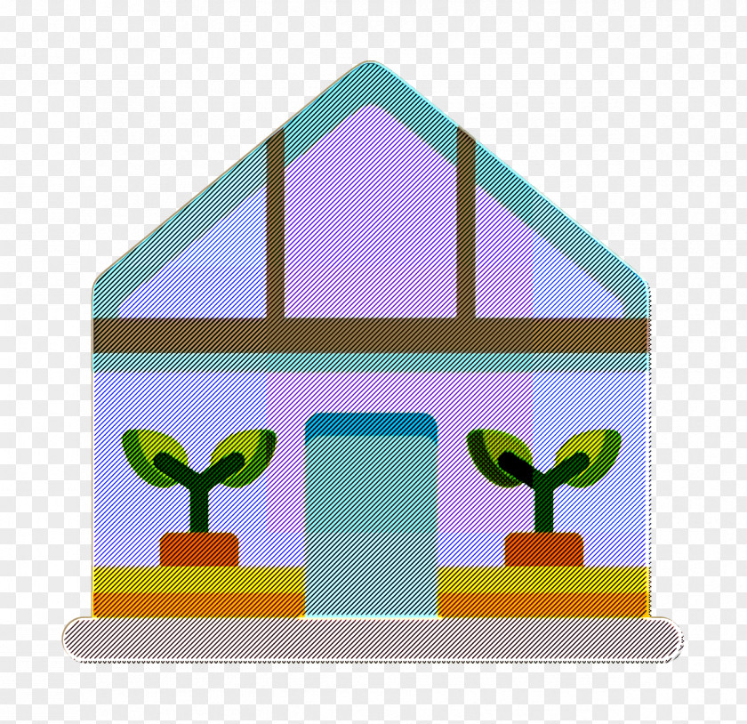 Gardening Icon Leaf Green House PNG