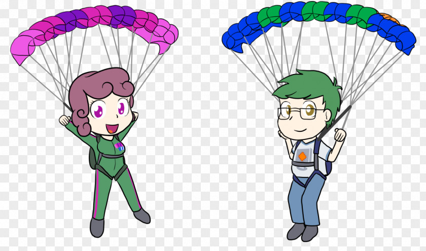 Parachute Parachuting Drawing Art Clip PNG