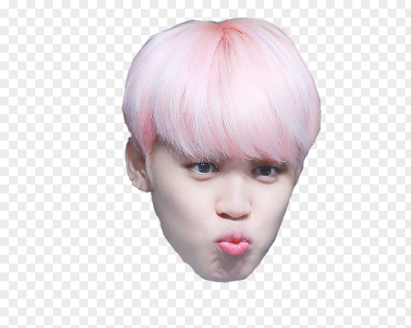 Bts STICKER BTS Nose Hair Coloring Face PNG