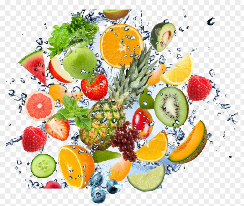 Fruit Splash Juice Clip Art PNG