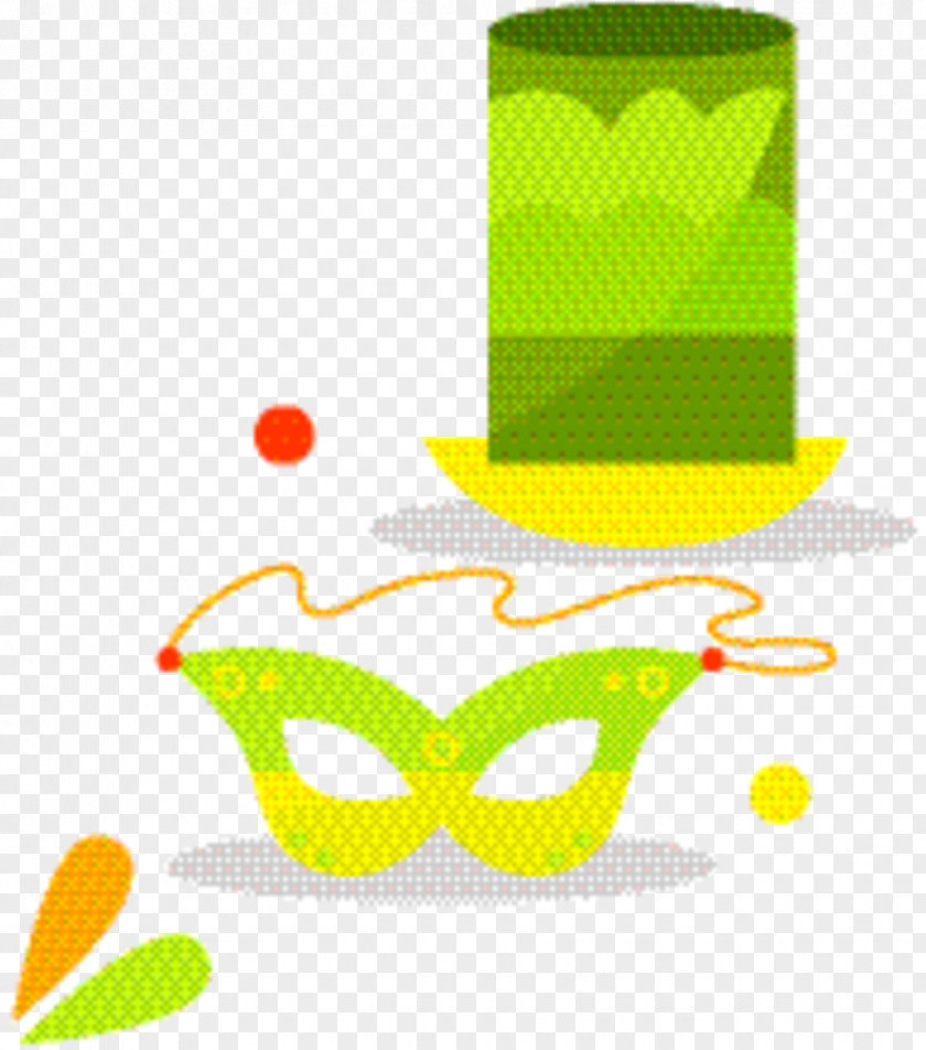 Mask Costume Accessory Green Leaf Background PNG