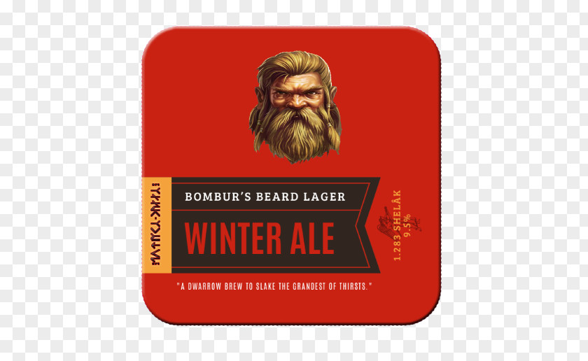 National Winter Ales Festival Logo Font Beard Orange S.A. PNG