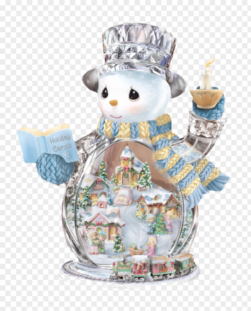 Precious Figurine Snowman Christmas Winter PNG