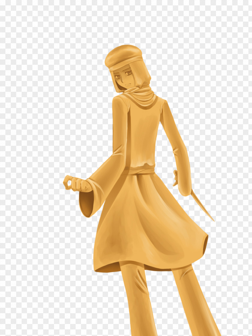 Golden Statue Figurine PNG