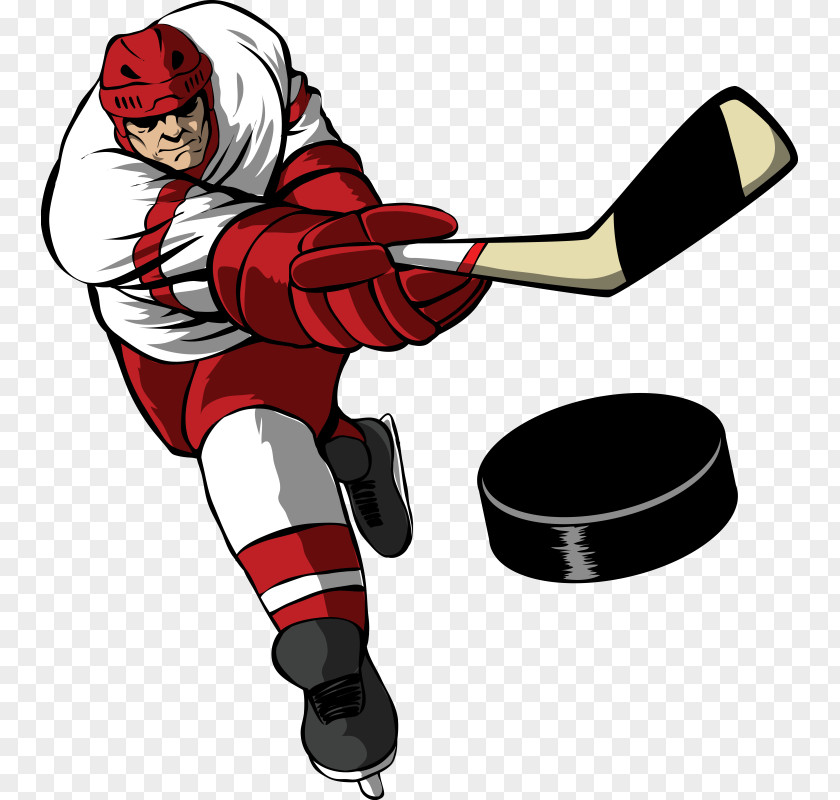 Hockey Clip Art Slapshot Ice Openclipart Vector Graphics PNG