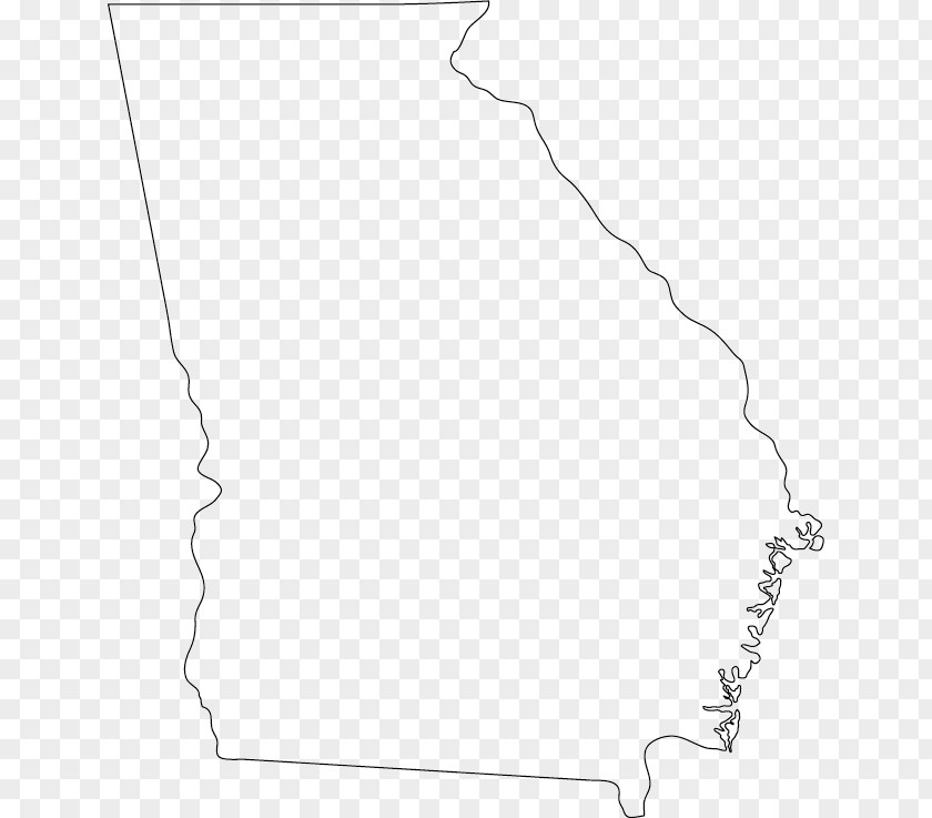 Map Georgia Blank Geography Clip Art PNG