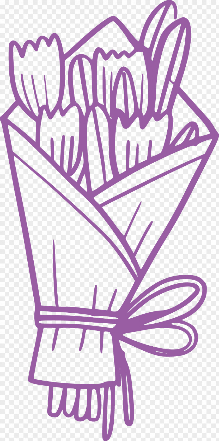 Purple Design Wedding Nosegay Flower Image PNG