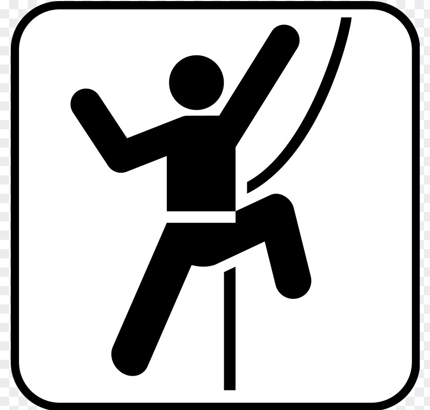 Recreation Cliparts Free Rock Climbing Bouldering Pictogram PNG