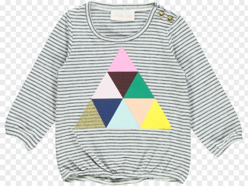 Simple Triangle Long-sleeved T-shirt Sweater Outerwear PNG