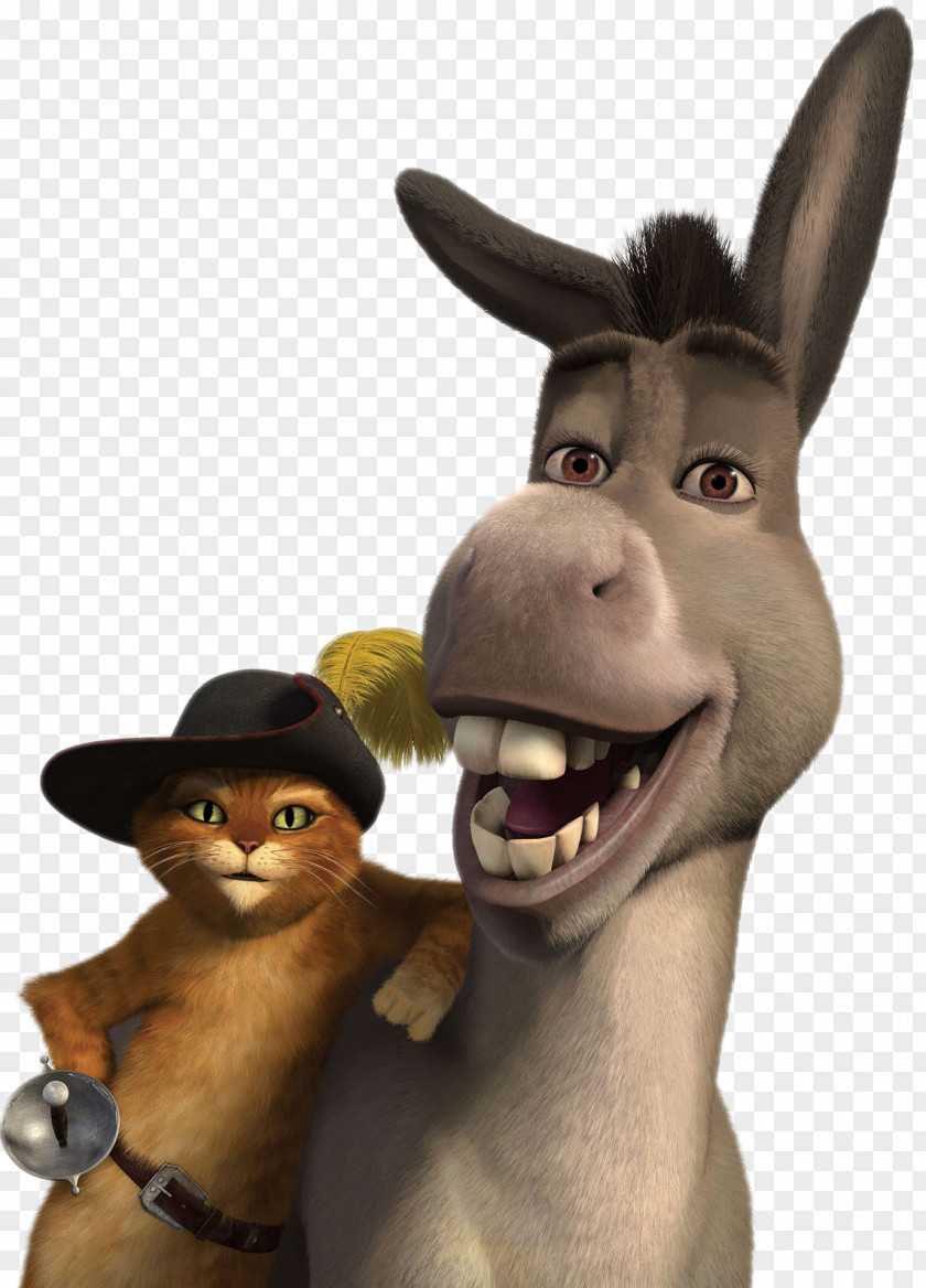 Donkey Puss In Boots Shrek Pinocchio Princess Fiona PNG