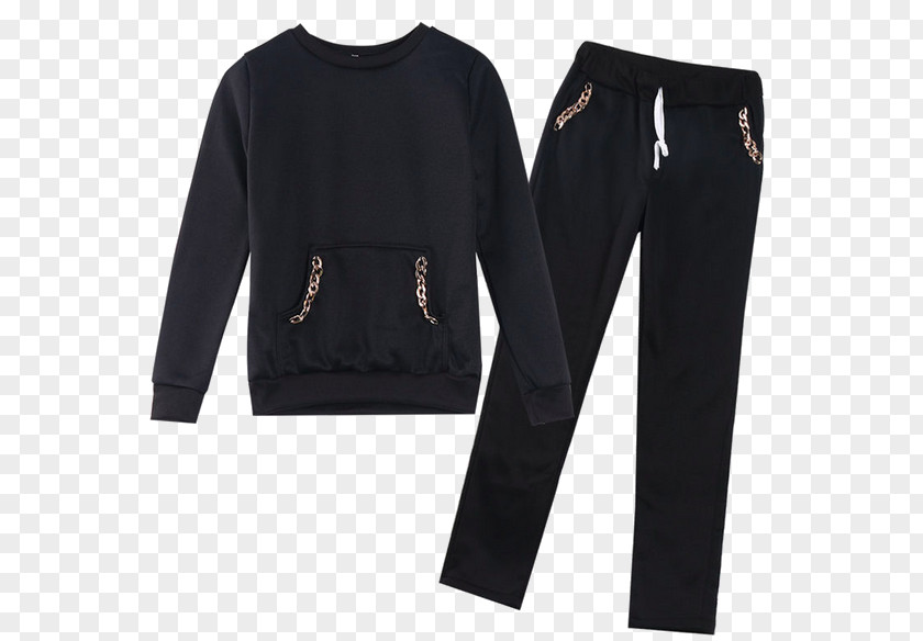 Luxe Tuxedo Ltd Sleeve Pants Black M PNG