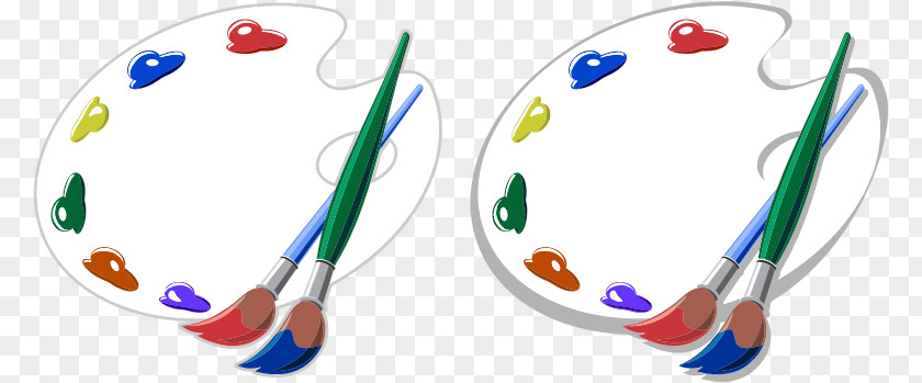 Painting Artist Palette Drawing Brush PNG