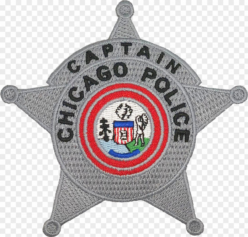 Police Badge Chicago Department Officer Patch Collecting PNG