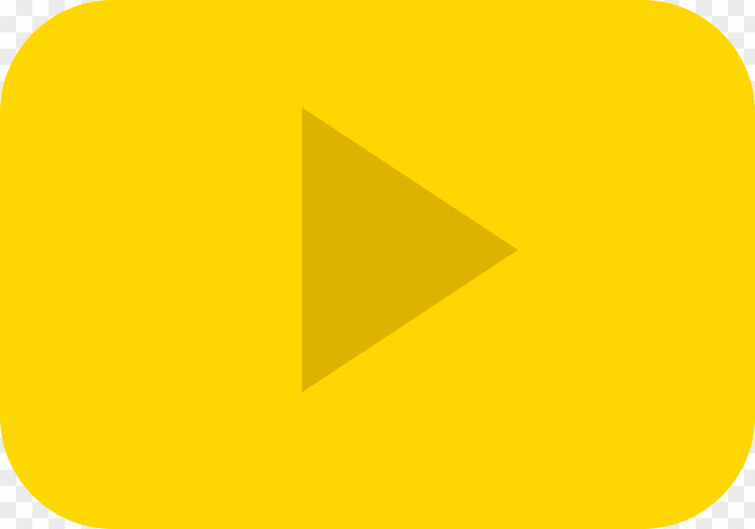 YouTube Play Button Pic Brand Yellow Font PNG
