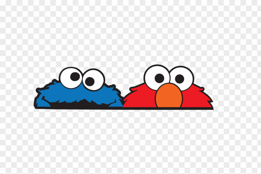 Cookie Monster Elmo Sticker Decal Japanese Domestic Market PNG