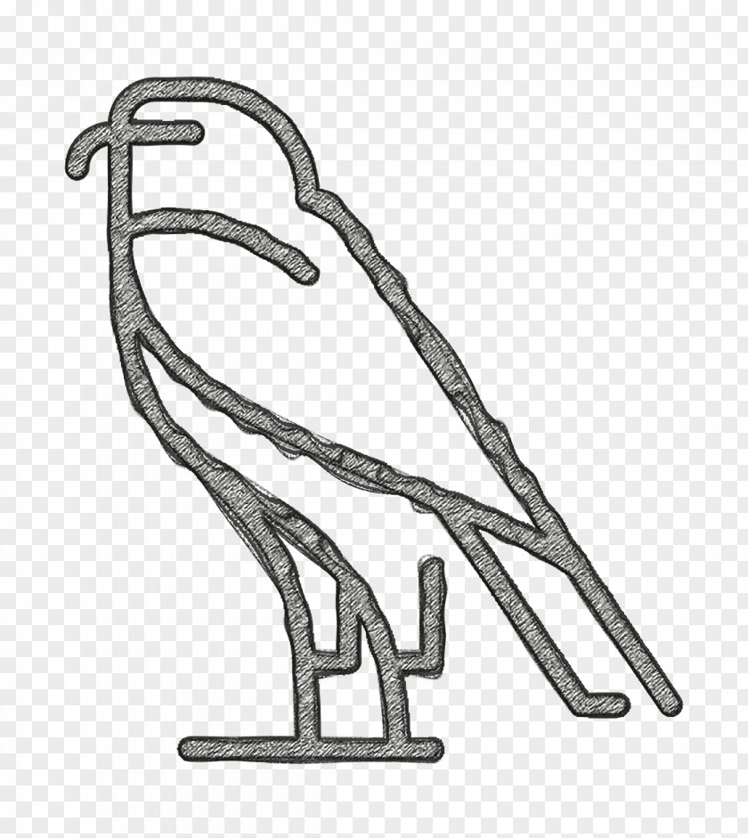 Egypt Line Craft Icon Bird Eagle PNG
