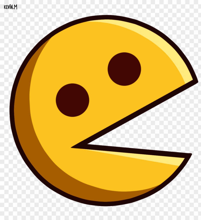 Pacman World's Biggest Pac-Man Emoticon Clip Art PNG