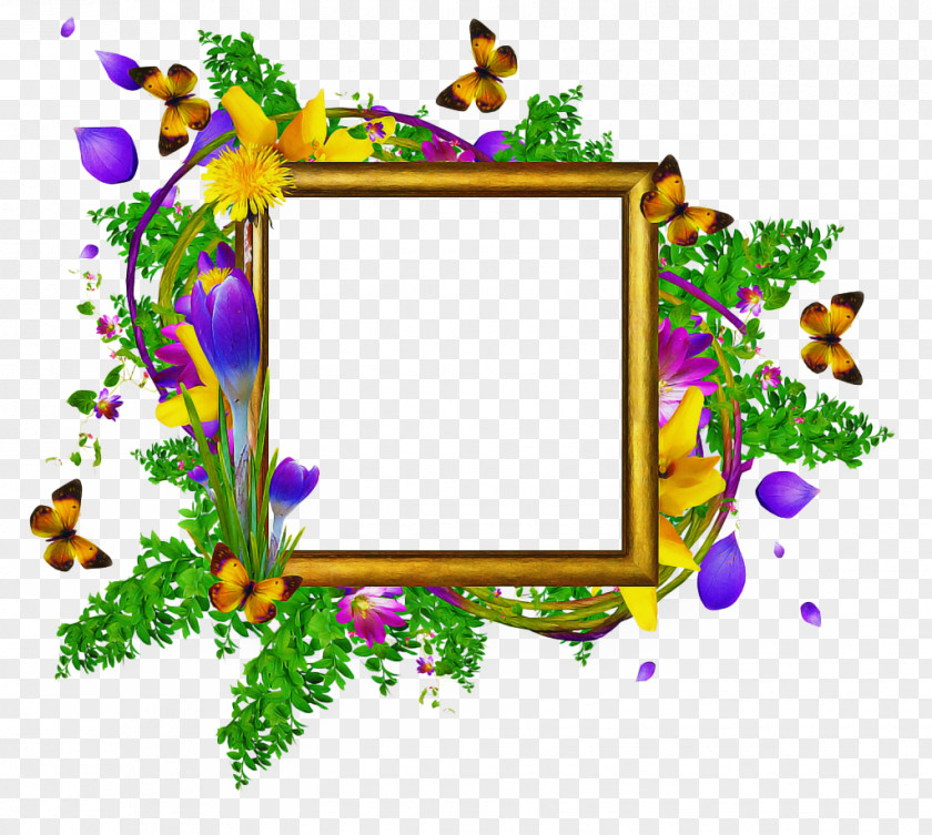 Rectangle Picture Frame Rose Flower Drawing PNG