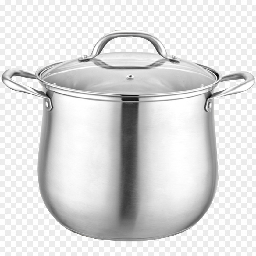 Stainless Steel Soup Physical Tools Stock Pot Cookware And Bakeware Canning Cooking Lid PNG