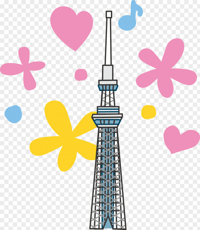 Tokyo Arbor Caelestis Tokiensis Asakusa Tower Solamachi Illustration PNG